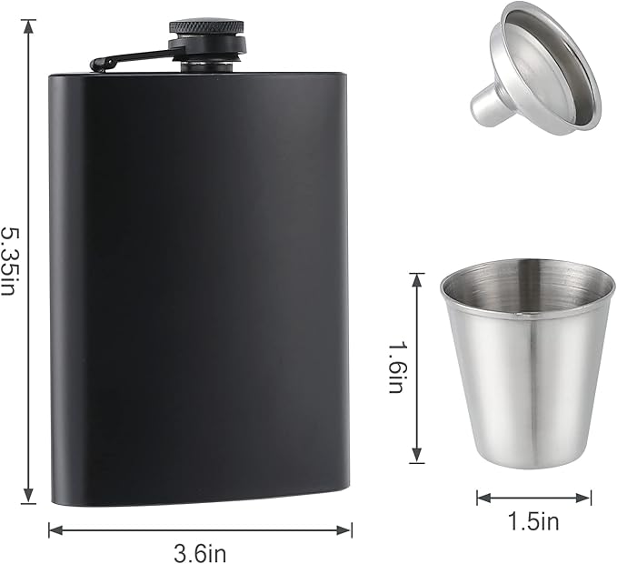 Engraved Flask